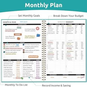 Budget Planner – Monthly Budget Book with Expense Tracker, Undated Finance Organizer & Bill Tracker