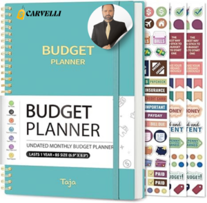 Budget Planner – Monthly Budget Book with Expense Tracker, Undated Finance Organizer & Bill Tracker