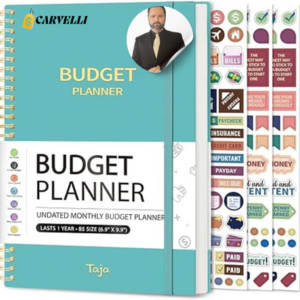 Budget Planner – Monthly Budget Book with Expense Tracker, Undated Finance Organizer & Bill Tracker