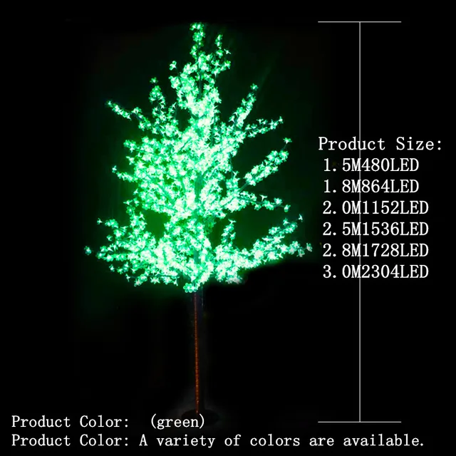 6 ft 864 LED Cherry Blossom Tree - Image 3