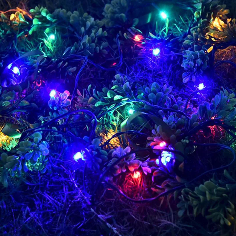 24 LED Outdoor Christmas Wreath with Solar Lights - Image 5