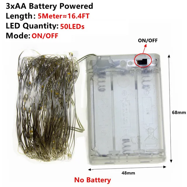 Warm Colored LED Christmas Lights - Image 6