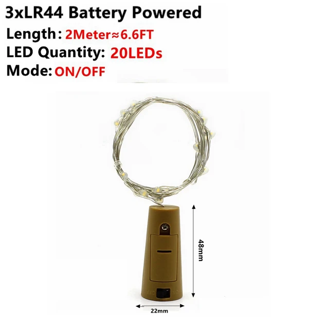 Warm Colored LED Christmas Lights - Image 2