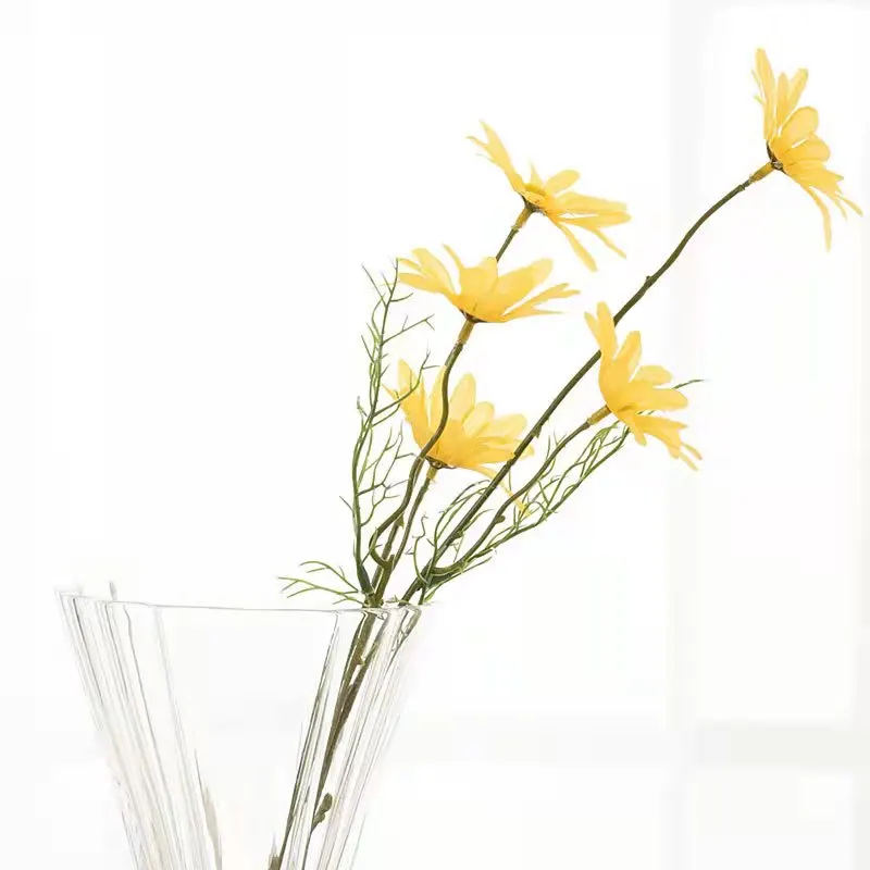 Artificial White Silk Daisies Flowers - Image 7