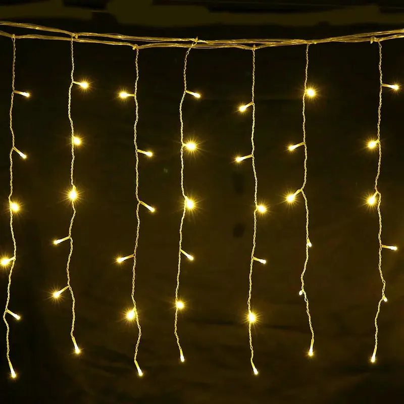 10 pcs Linkable Christmas Lights Curtain - Image 3