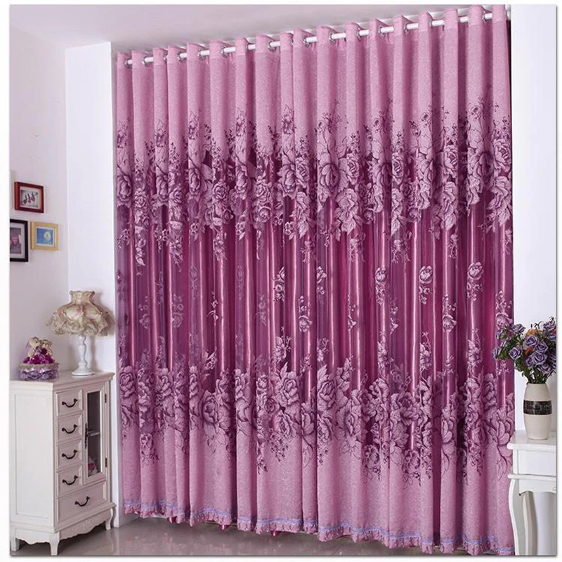 Luxury Purple Beaded Curtains - Image 8