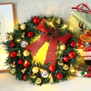 Christmas Lighted Outdoor Wreath