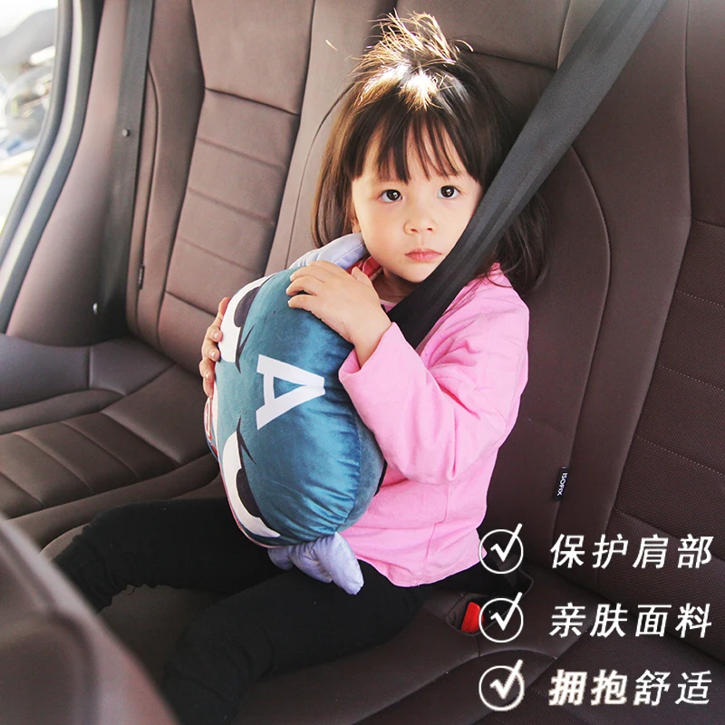 Cartoon Car Child Safety Belt Pillow - Image 17