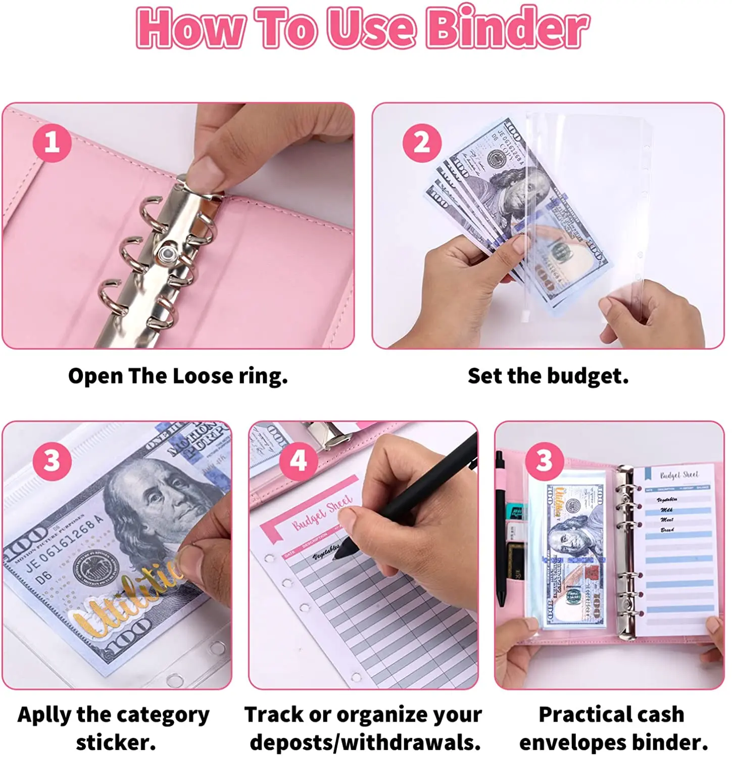 A6 Binder for Cash Envelopes and Budget Planner - Image 22