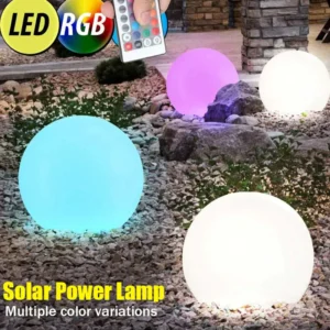 Waterproof LED Solar Powered Garden Ball Lights