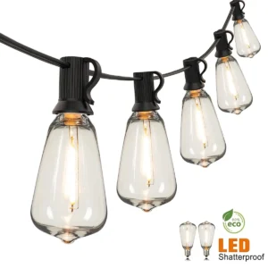 ST38 String Bulb Lights Patio Outdoor