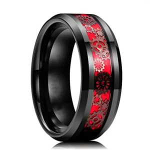 Ornate Geometric 3d Band Ring