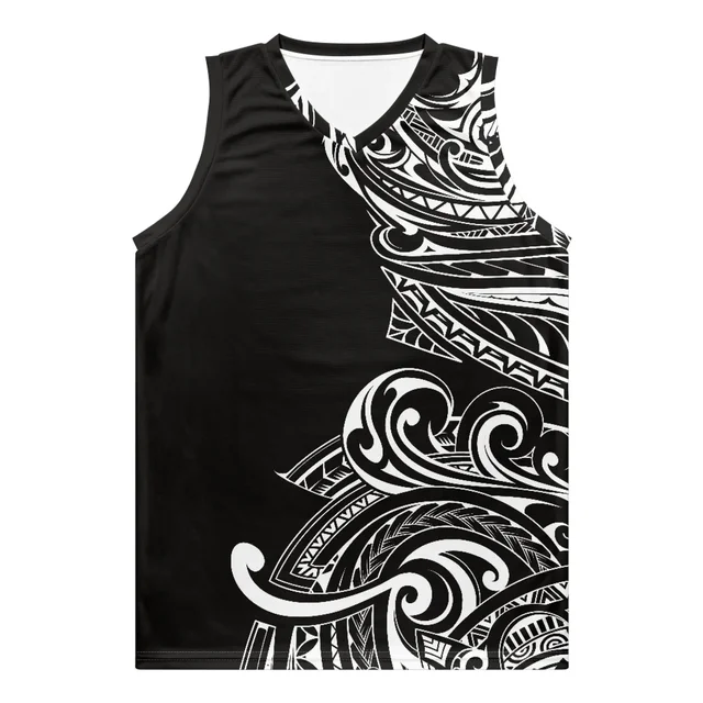 Polynesian Tribal Basketball Jerseys with Guam Designs - Image 4