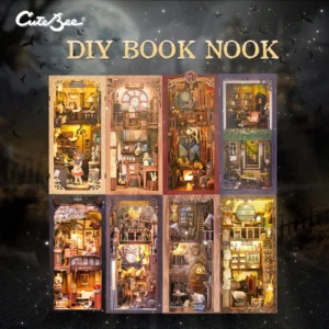CUTEBEE DIY Book Nook Kit Magic Pharmacist