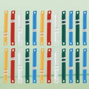 100 Pcs Plastic Binding Fasteners Box