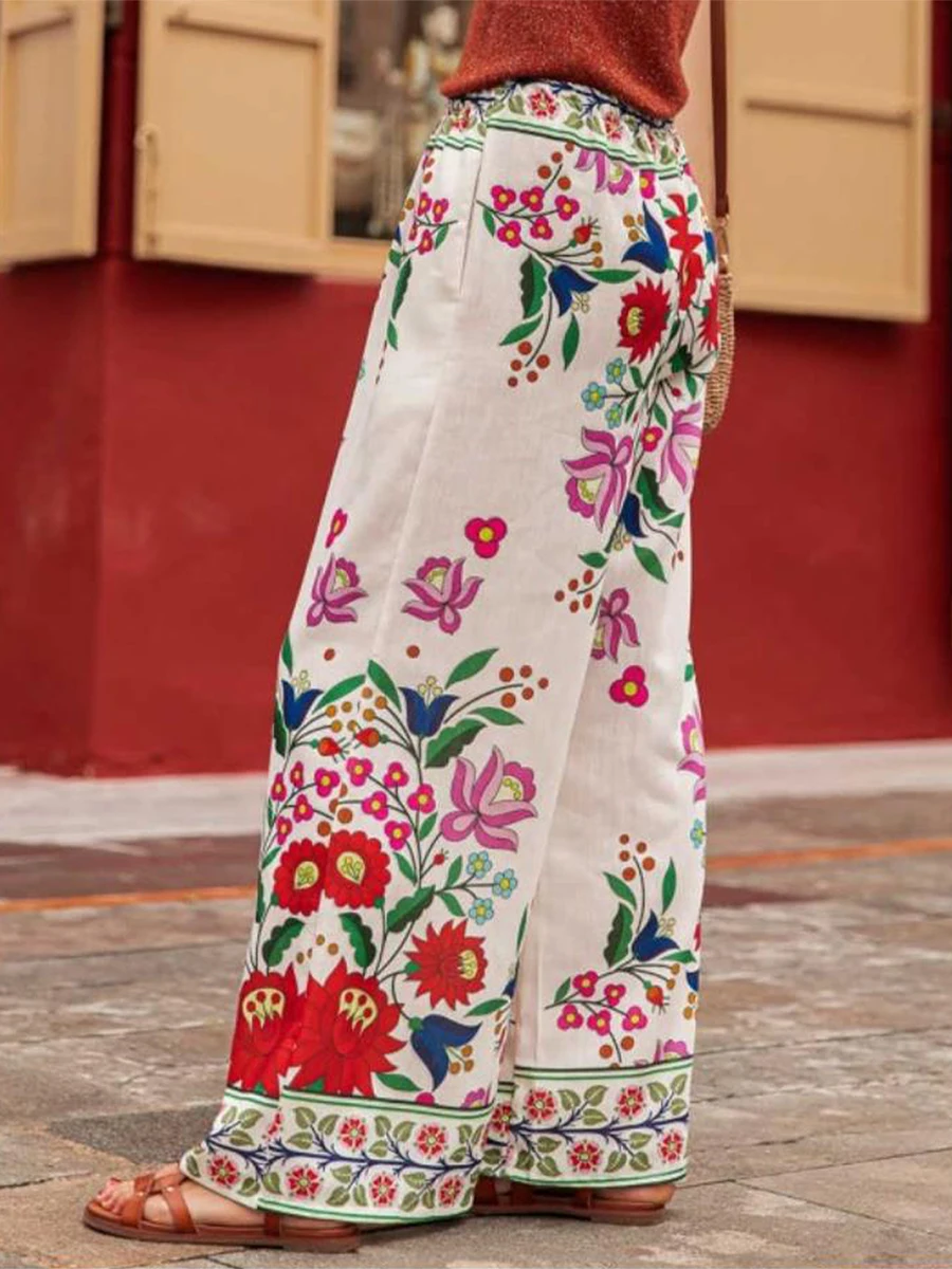 Retro Floral Pants - Image 6