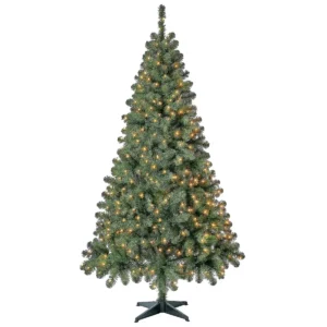 6.5 ft Pre-Lit Madison Lights Christmas Tree