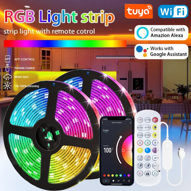 Tuya 5050 LED RGB Light WIFI APP Control