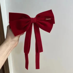 Red Velvet Bow