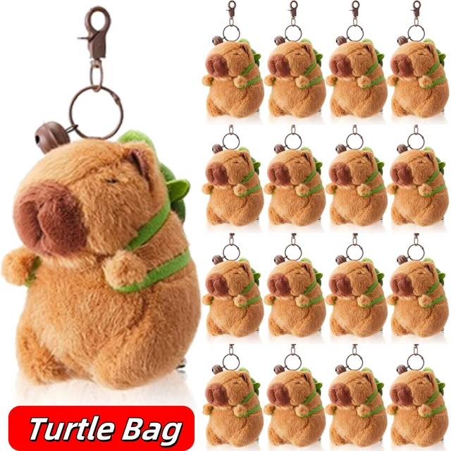 Capybara Plush Keychain Toy | Cute Stuffed Animal Keychain for Backpack & Gifts - Image 2
