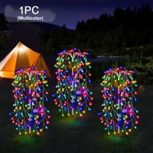 200 LED Solar Willow Tree