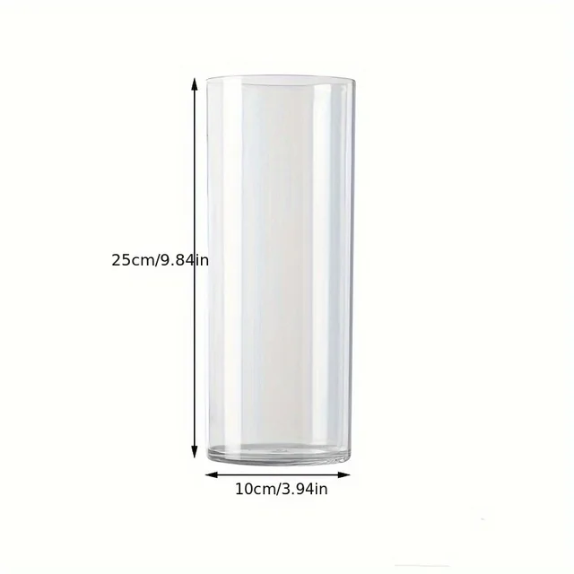 Clear Acrylic Flower Vase - Image 3