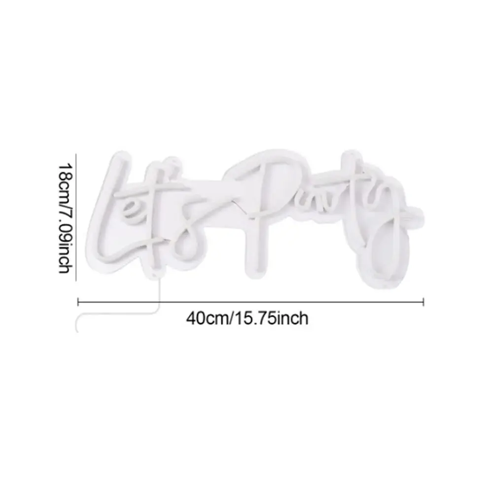 Let's Party Art Deco Neon LED Signs - Image 5