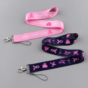 Breast Cancer Awareness Lanyard