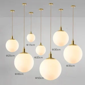Hanging Light Spheres