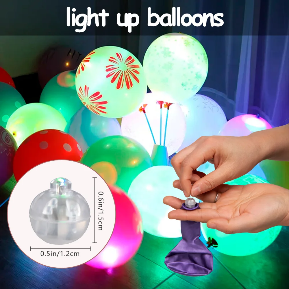 100 Pcs Round Colorful Mini-Lights LED - Image 11