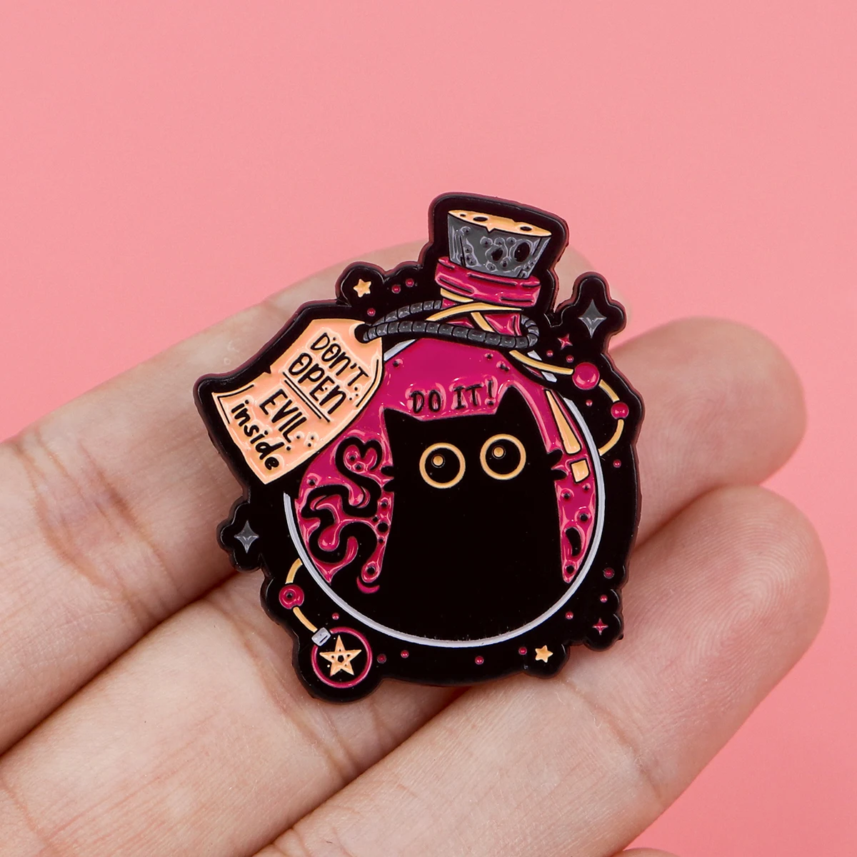 Cute Black Cat Pins - Image 7
