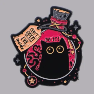 Cute Black Cat Pins