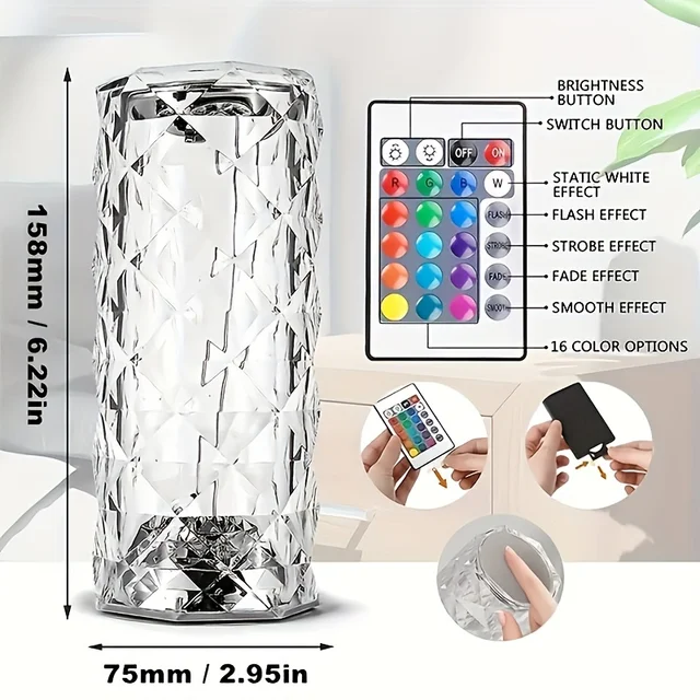 Crystal LED Blooming Lamp - Image 2