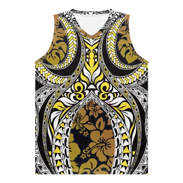 Polynesian Tribal Basketball Jerseys with Guam Designs - Image 7
