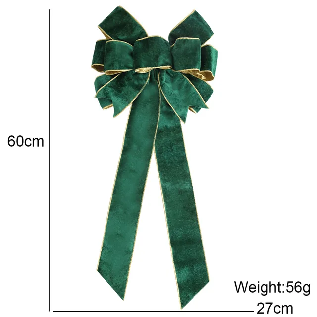 60cm Red Large Commercial Christmas Bows - Image 4