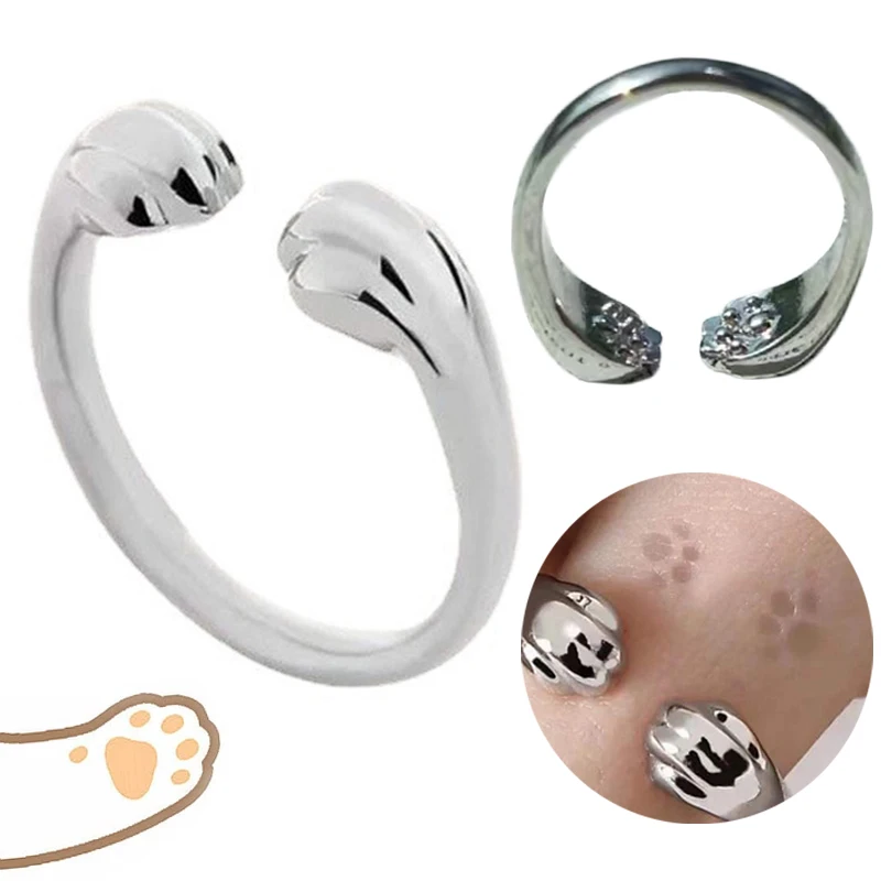 Cute Cat Paw Ring