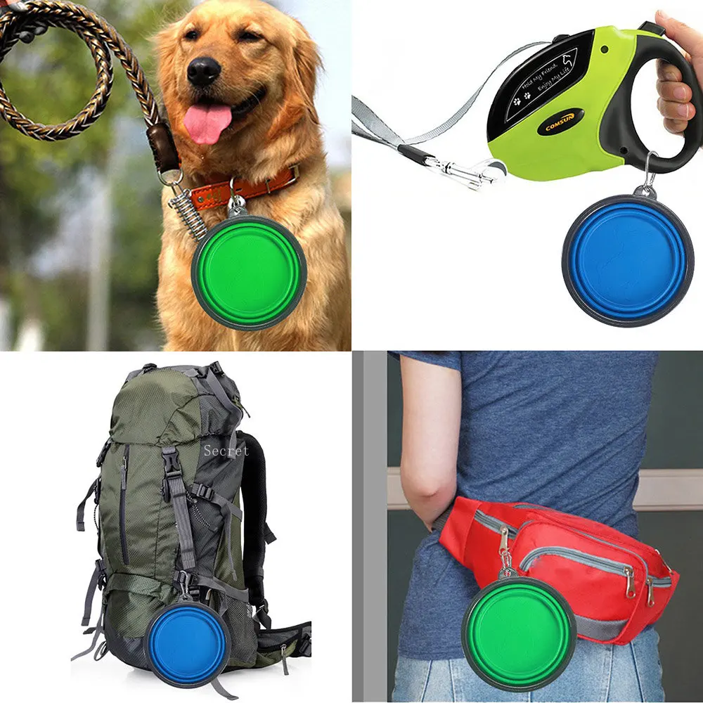 Silicone Dog Outdoor Water Bowl - Image 14