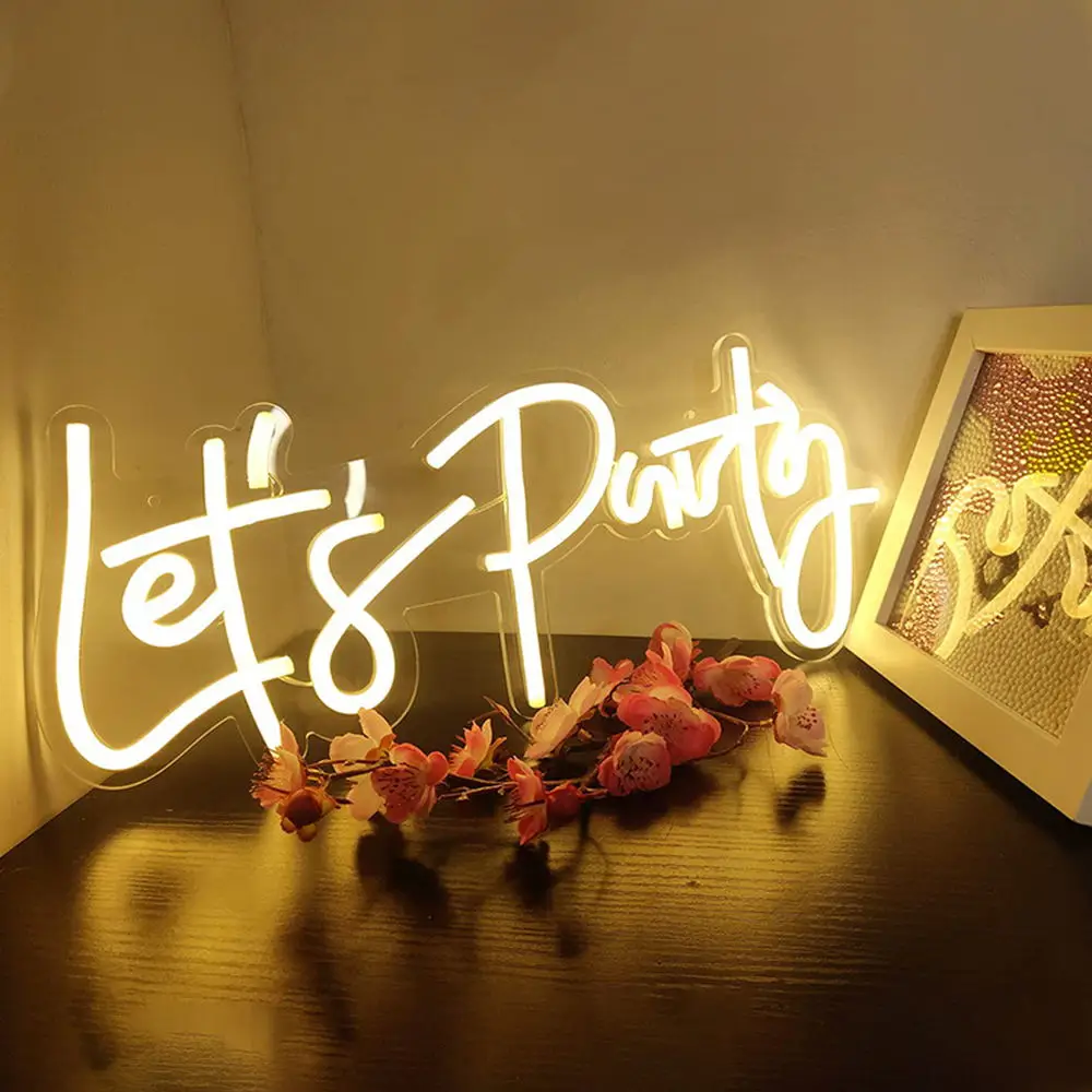 Let's Party Art Deco Neon LED Signs - Image 10
