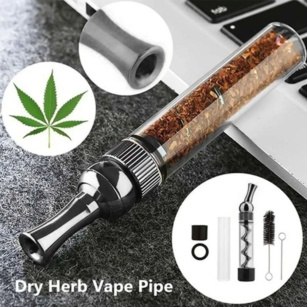 Portable Easy-To-Clean Twisted Glass Blunt Pipe - Image 7