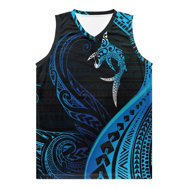 Polynesian Tribal Basketball Jerseys with Guam Designs - Image 9