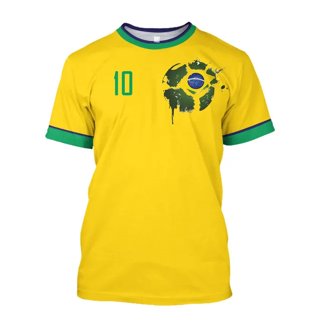 2023 Brazil Jersey T-Shirt | Oversized Brazilian Football Team Tee - Image 3