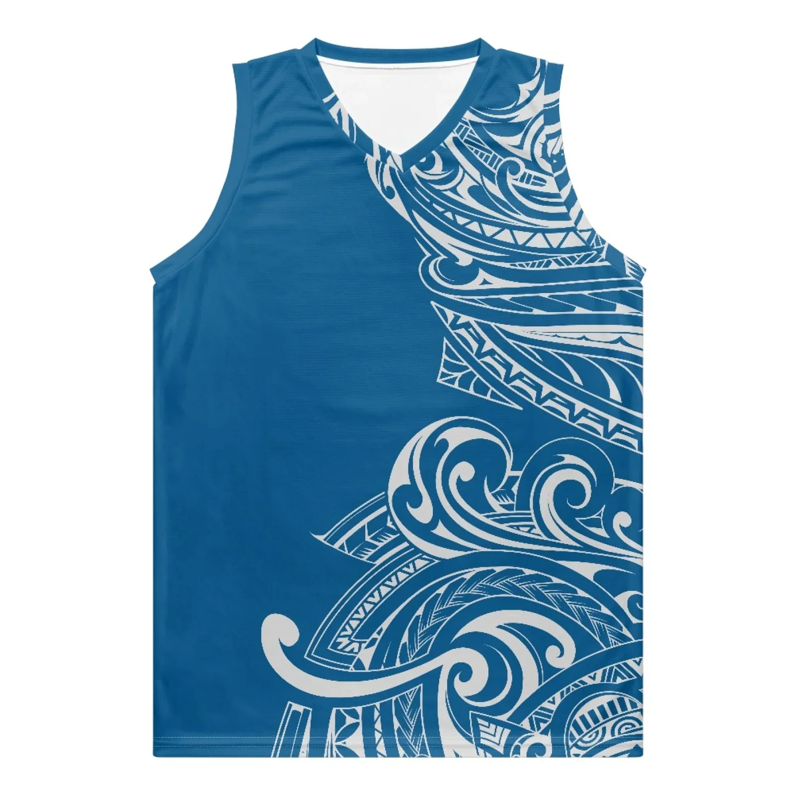 Polynesian Tribal Basketball Jerseys with Guam Designs - Image 17
