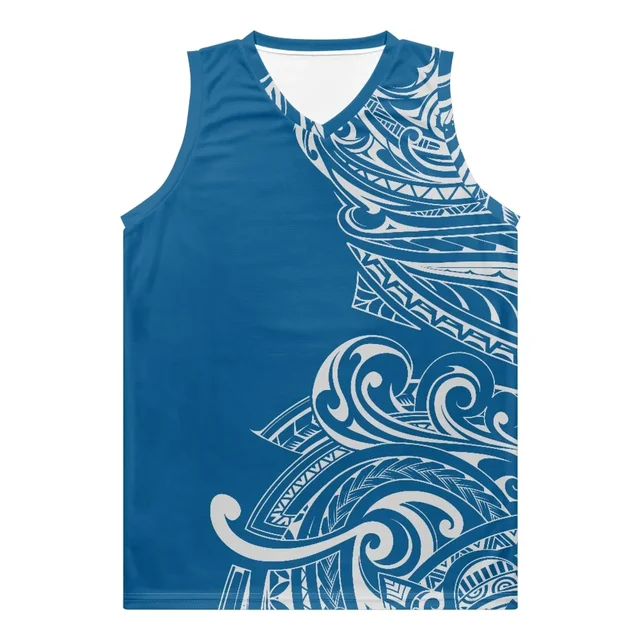 Polynesian Tribal Basketball Jerseys with Guam Designs - Image 3