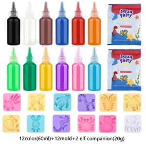 DIY Aqua Fairy Magic Water Ocean Mold Companion For Kids