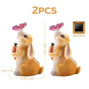 Lovely Solar Light Rabbit LED Lights Outdoor Decoration