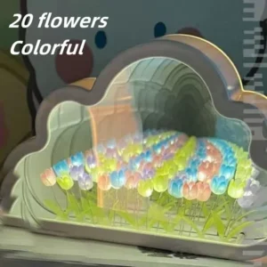 DIY Cloud Tulip Night Lamp Home