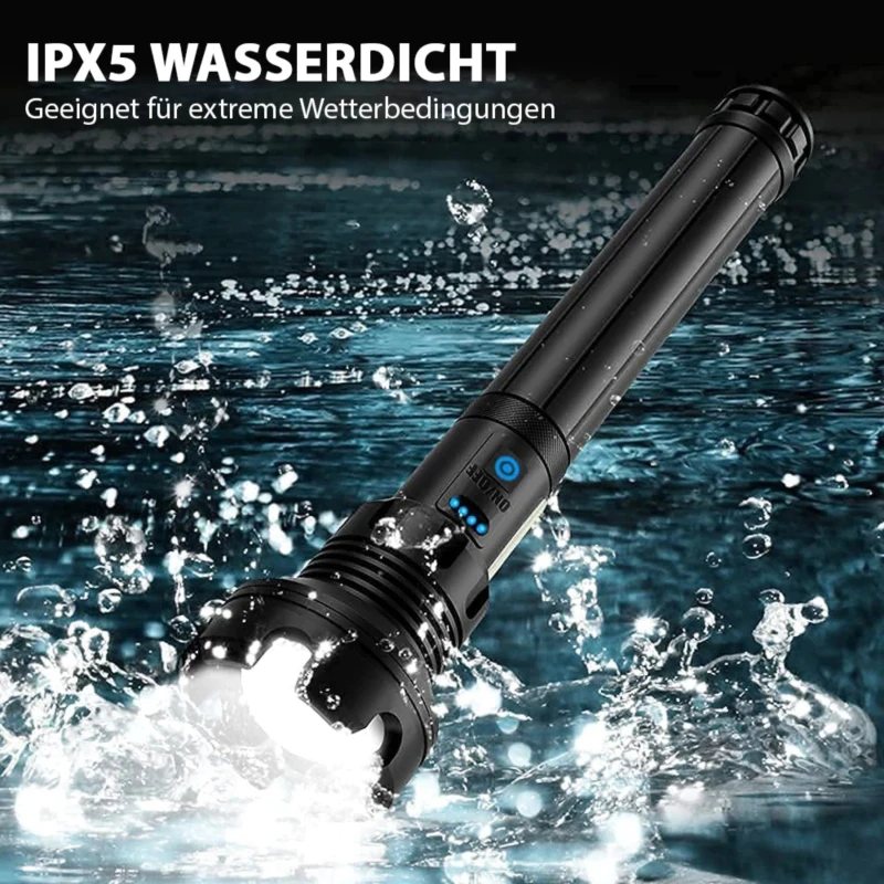 LED Rechargeable Tactical Laser Flashlight 90000 High Lumens - Image 5