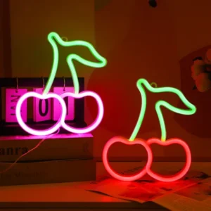 Neon Cherry LED Lights
