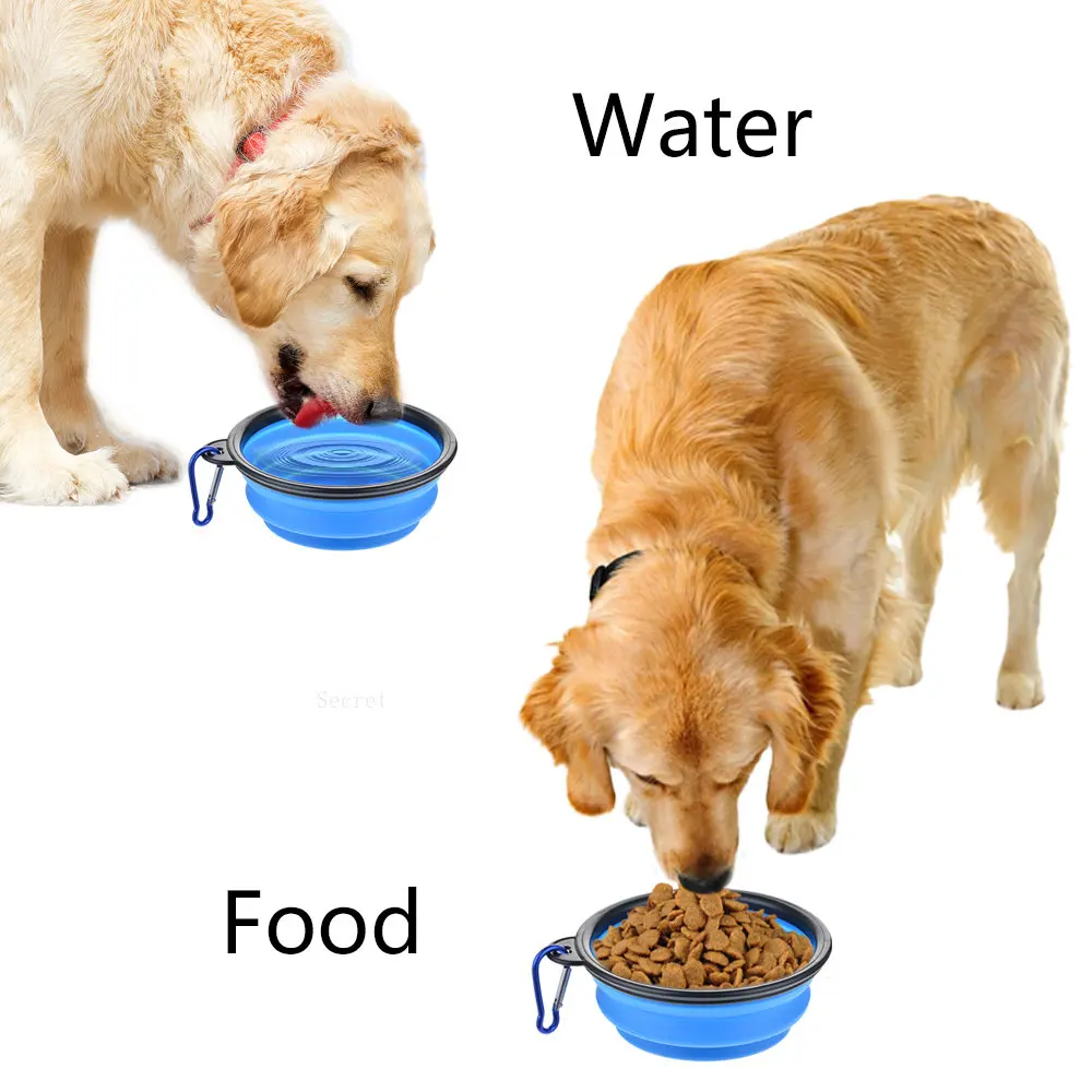 Silicone Dog Outdoor Water Bowl - Image 15