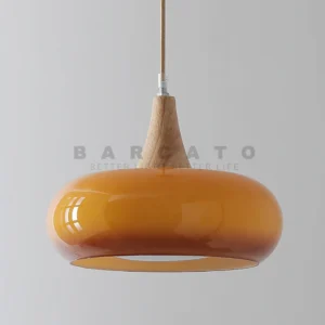 Italy Design Orange Bubble Light Chandelier